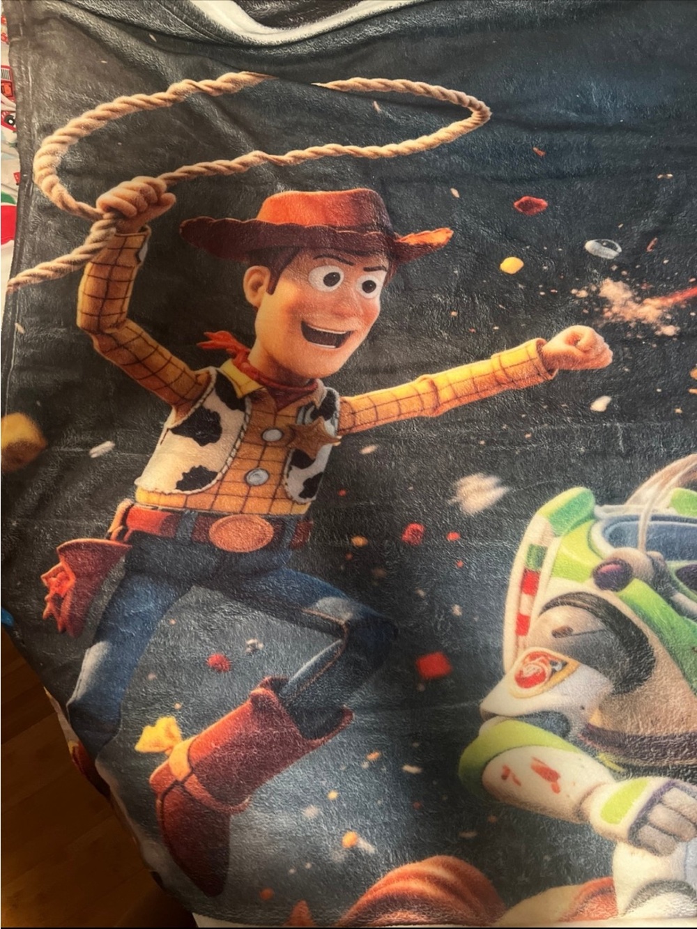 Toy Story Woody & Buzz Plush Blanket